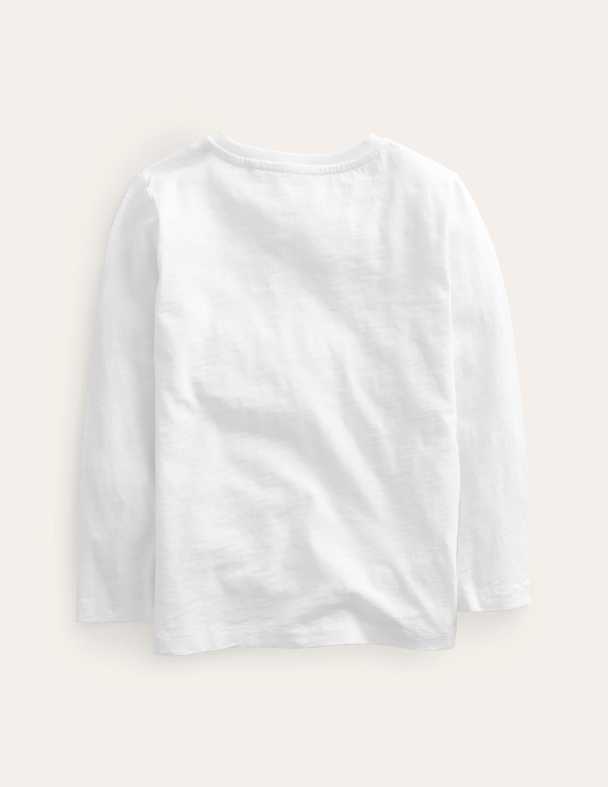 Langärmliges T-Shirt in gewaschener Optik-Weiß - Image 2