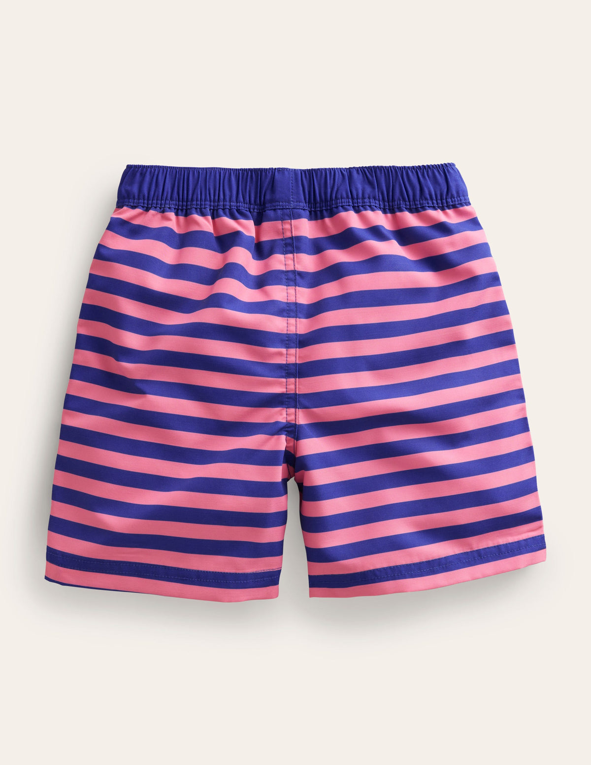 Short de bain-Rayé azalée et azurant-2