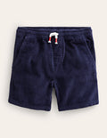 Cord Shorts-Schuluniform-Marineblau