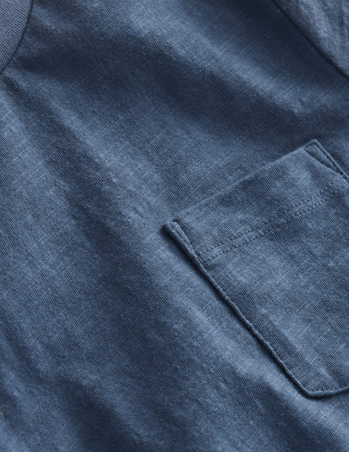 Vorgewaschenes Flammgarn-T-Shirt-Roboterblau - Image 3