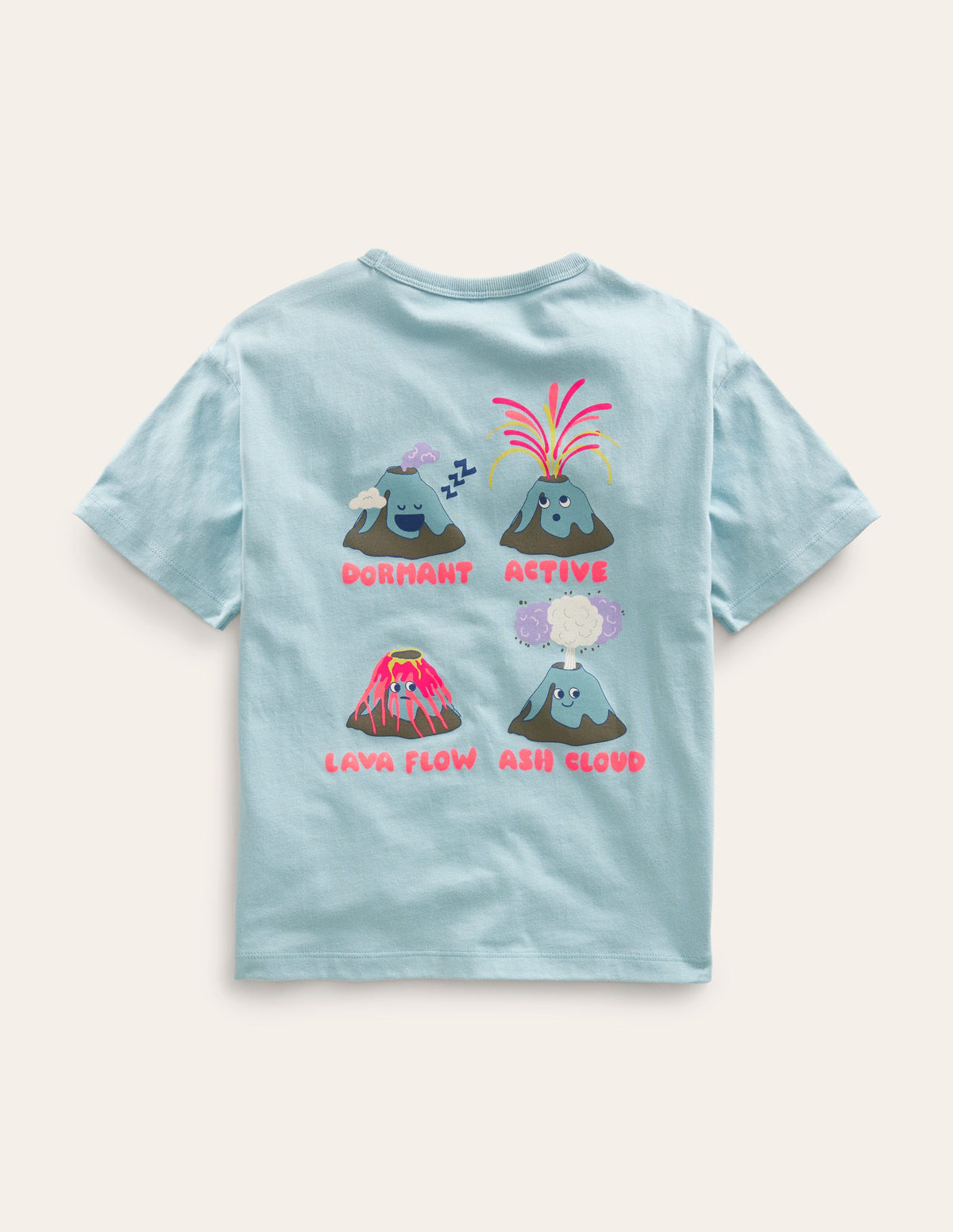 T-Shirt mit Motiven vorn und hinten-Turmalinblau Berg-2