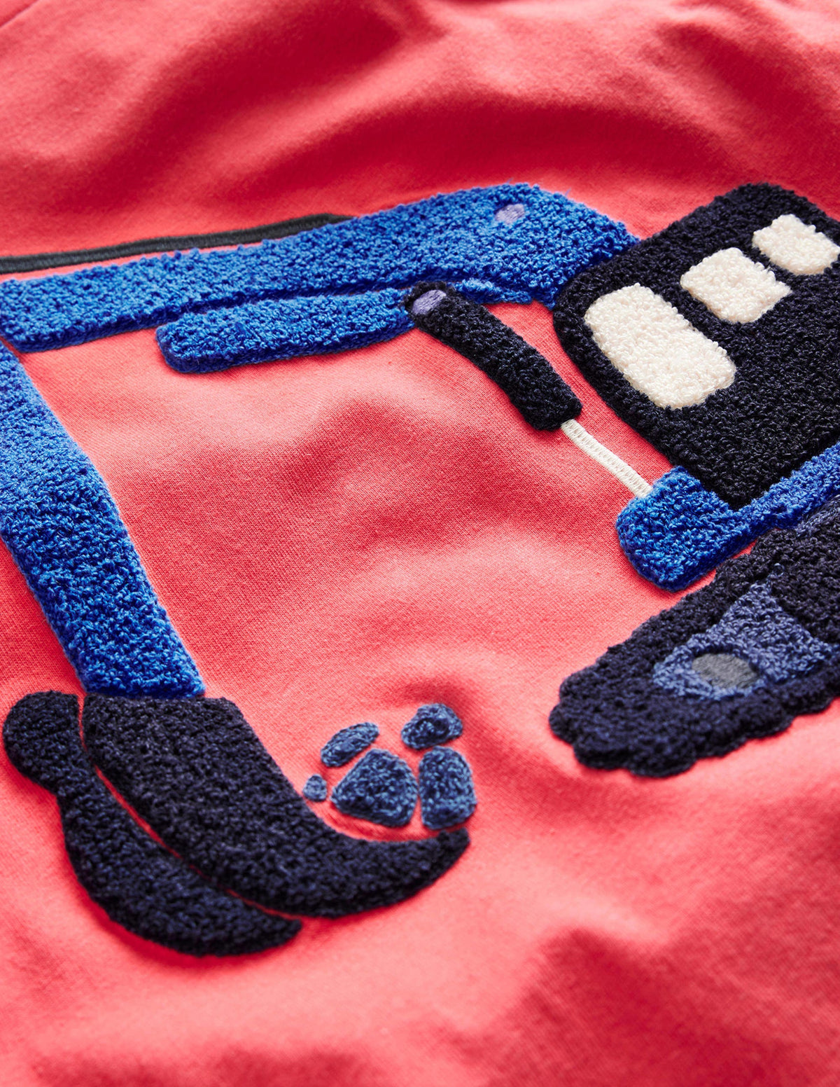 Bouclé Mock Sleeve T-shirt-Jam Digger - Image 3