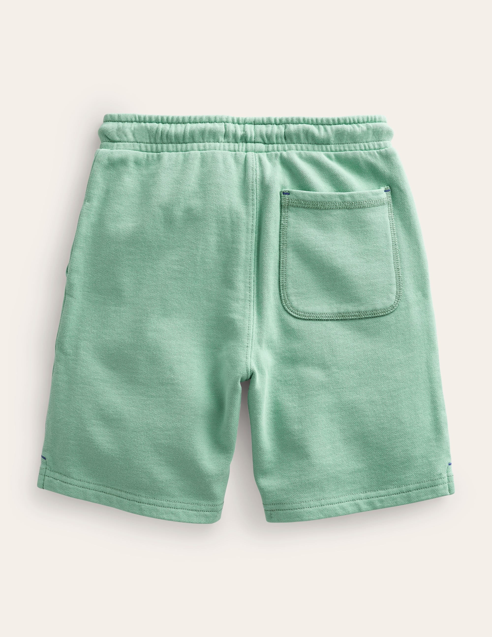 Stückgefärbte Baumwollshorts-Opalgrün - Image 2
