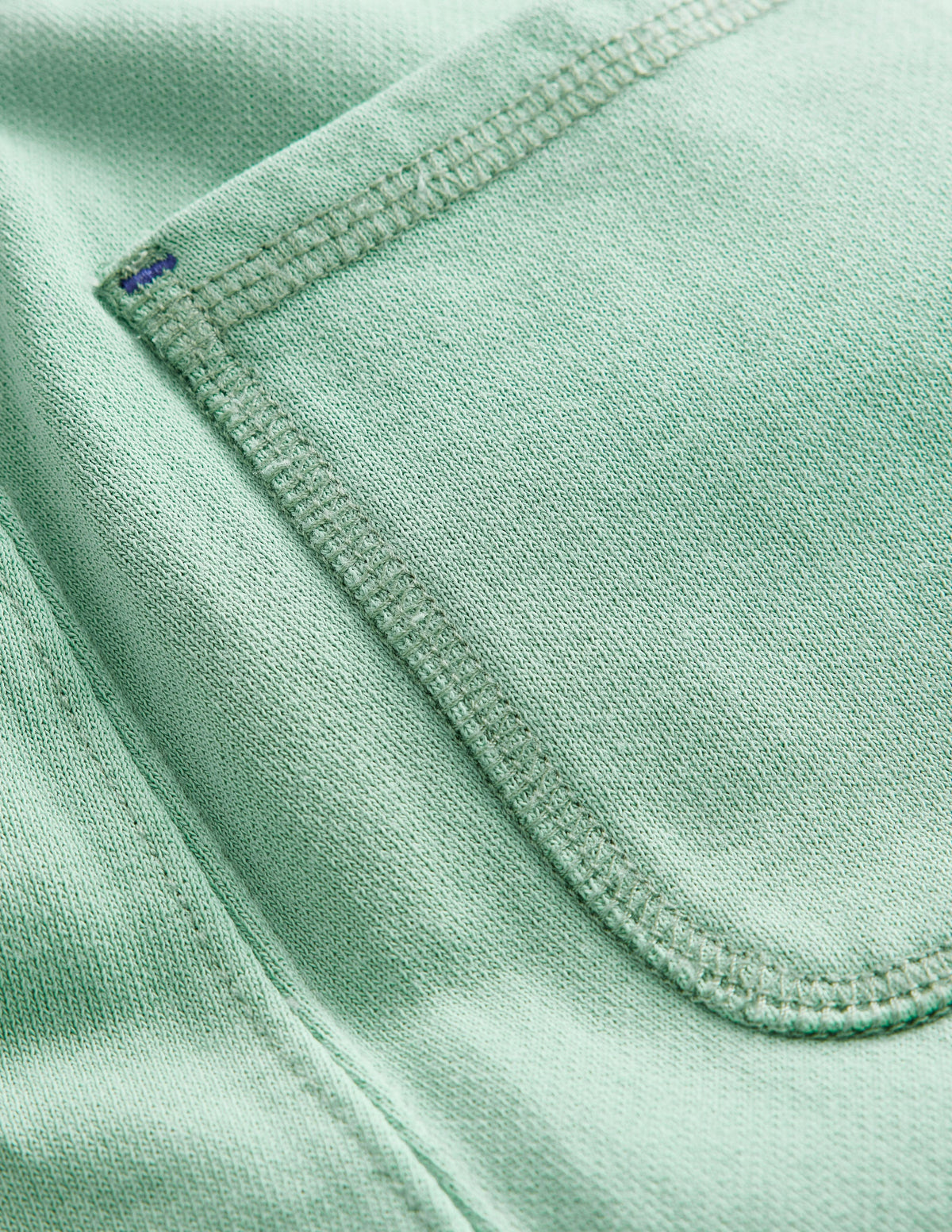 Stückgefärbte Baumwollshorts-Opalgrün - Image 3