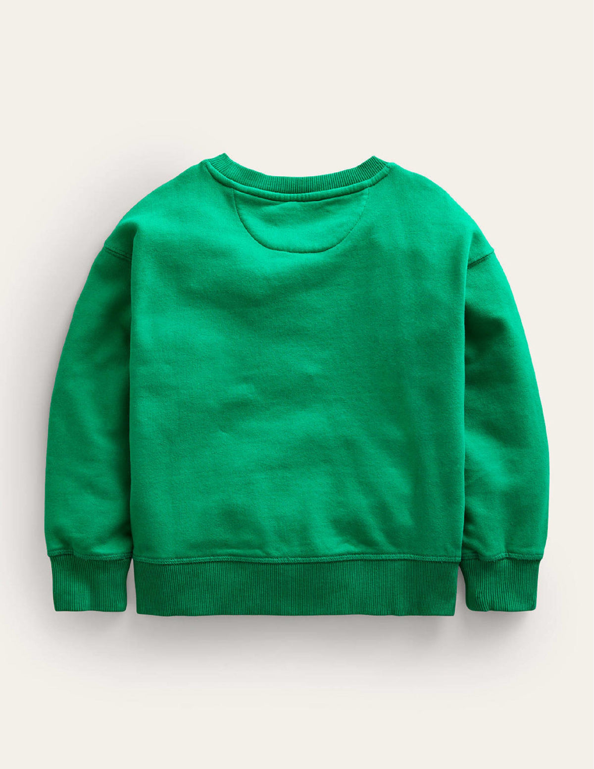 Stückgefärbtes Sweatshirt-Wiesengrün - Image 2