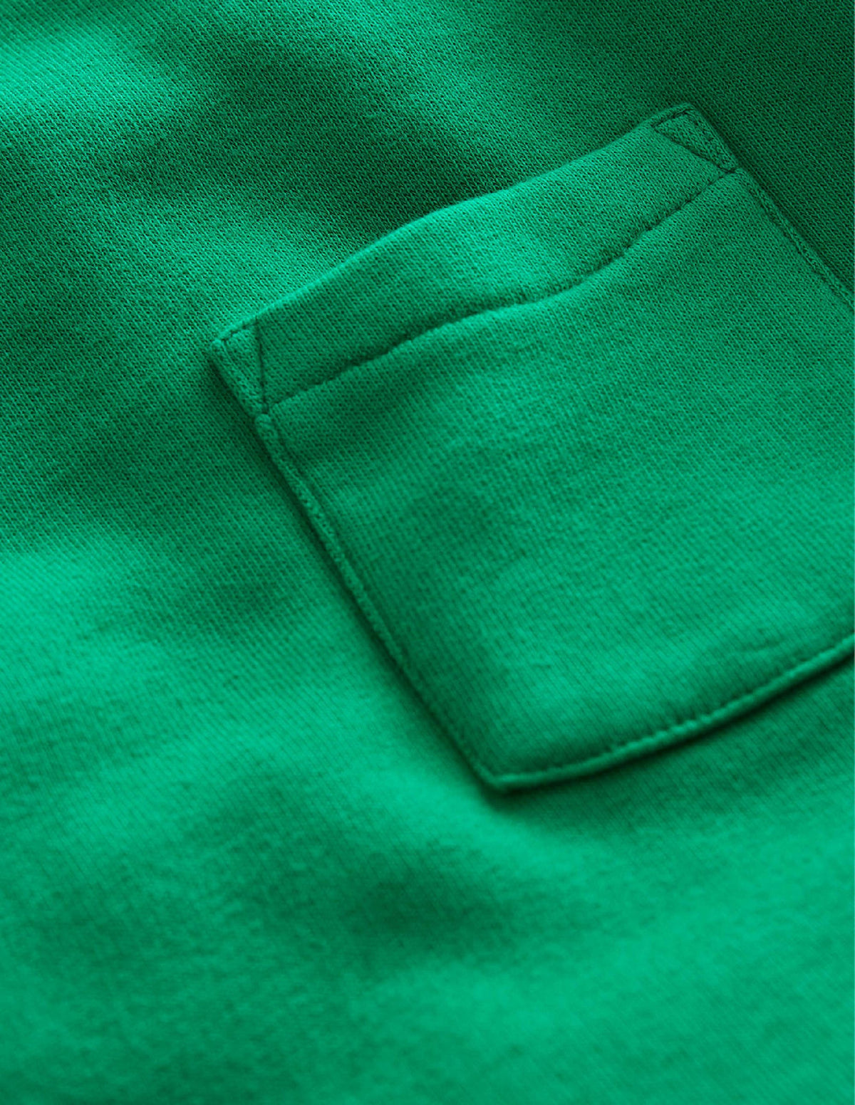 Stückgefärbtes Sweatshirt-Wiesengrün - Image 3