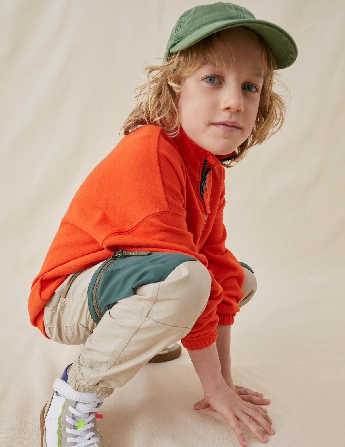 Ripstop Cargo Trousers-Stone-5