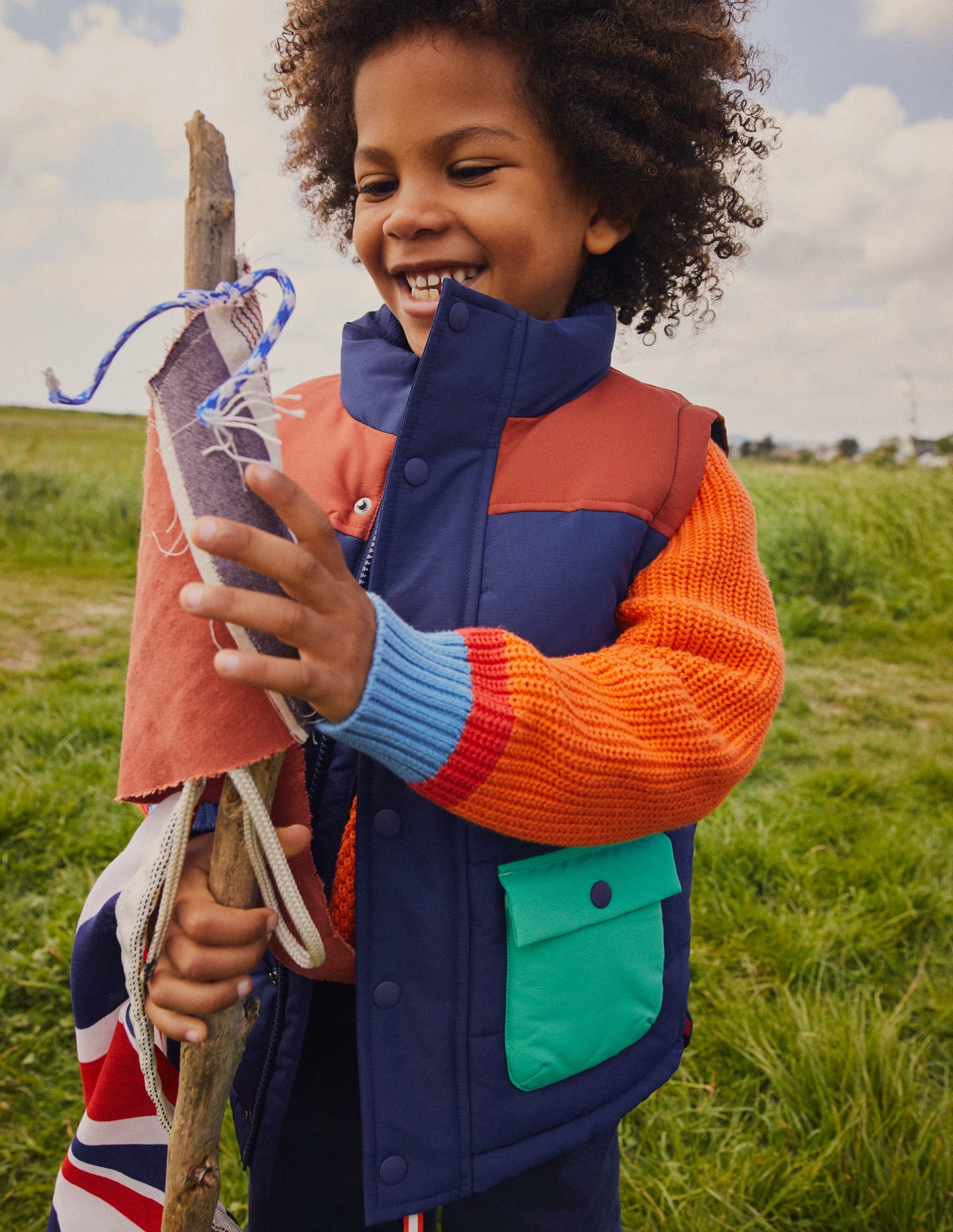 Sportweste Lofty-Schuluniform-Marineblau - Image 5