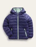 Doudoune repliable-Bleu Marine, Petits Pois