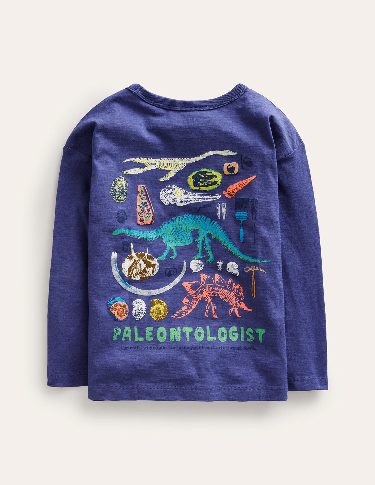 T-shirt à logo scientifique-Bleu tribord tendre - Image 2