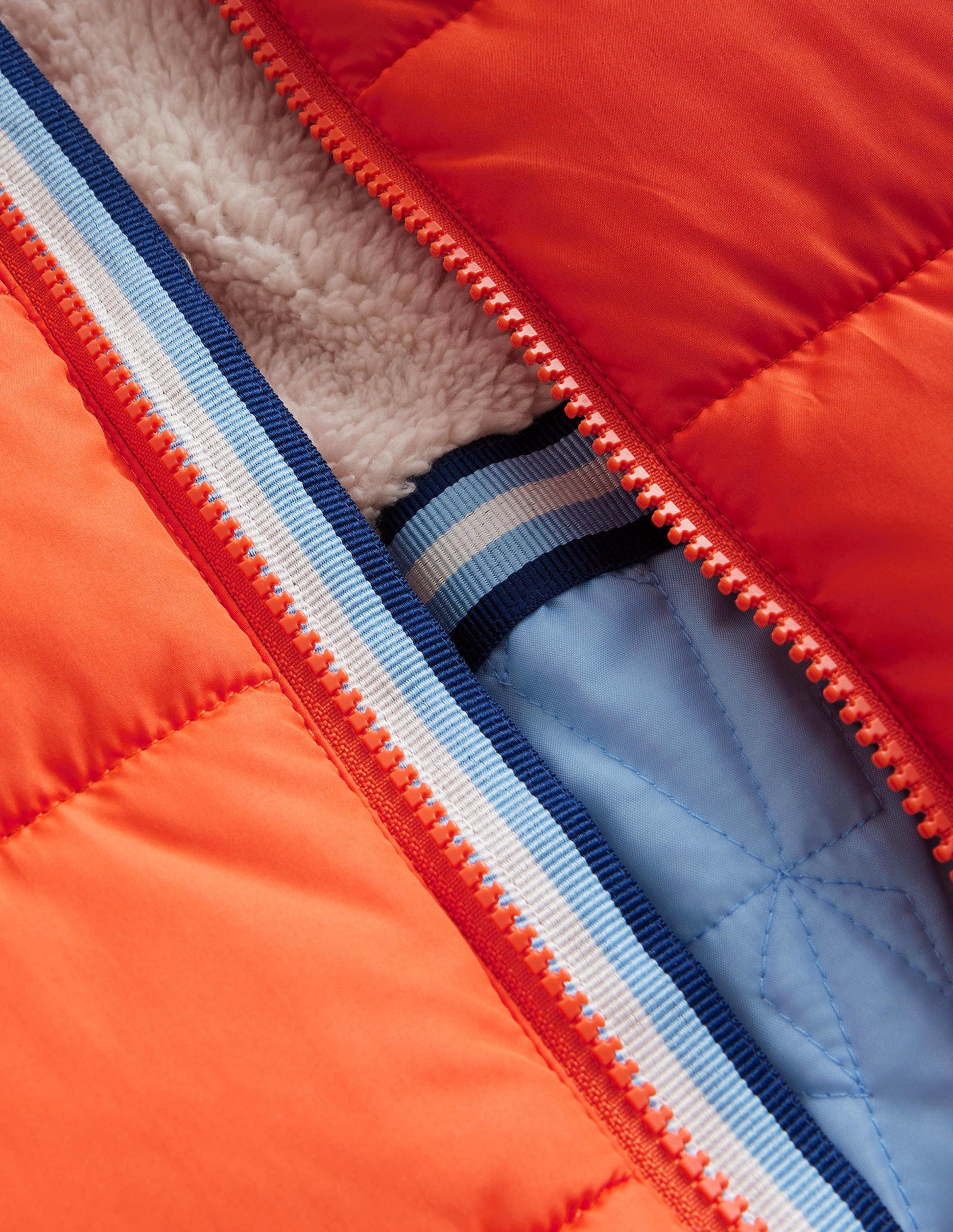 Lustige, wattierte Jacke-Herbst-Ahorn-Orange-3