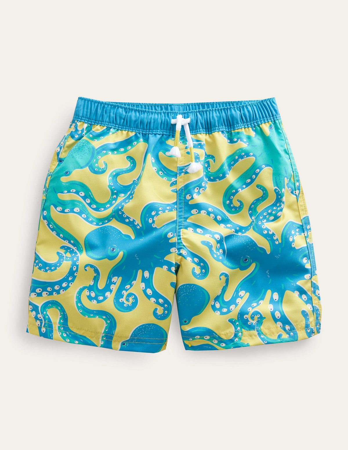 Short de bain-Pieuvre maïs-1