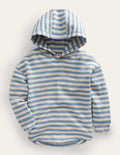 Cosy Relaxed Hoodie-Navy/Grey Marl