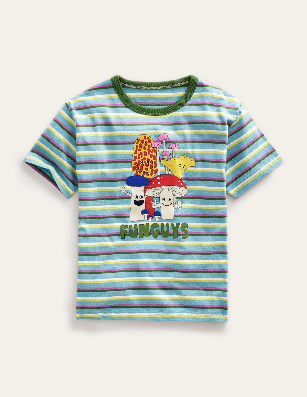 T-shirt décontracté imprimé-Champignon multi - Image 1
