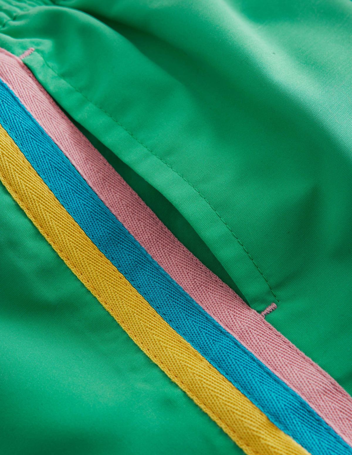 Short sportif rayé-Asperge-3