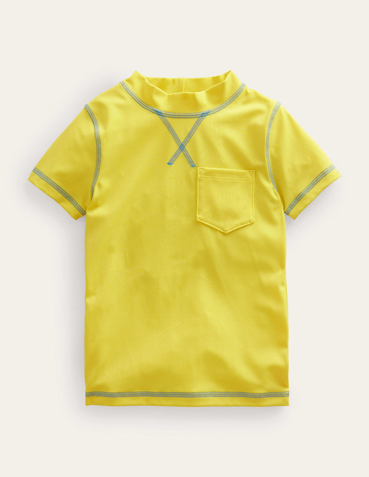 Kurzärmliges Badeshirt-Stachelbeerengelb - Image 1