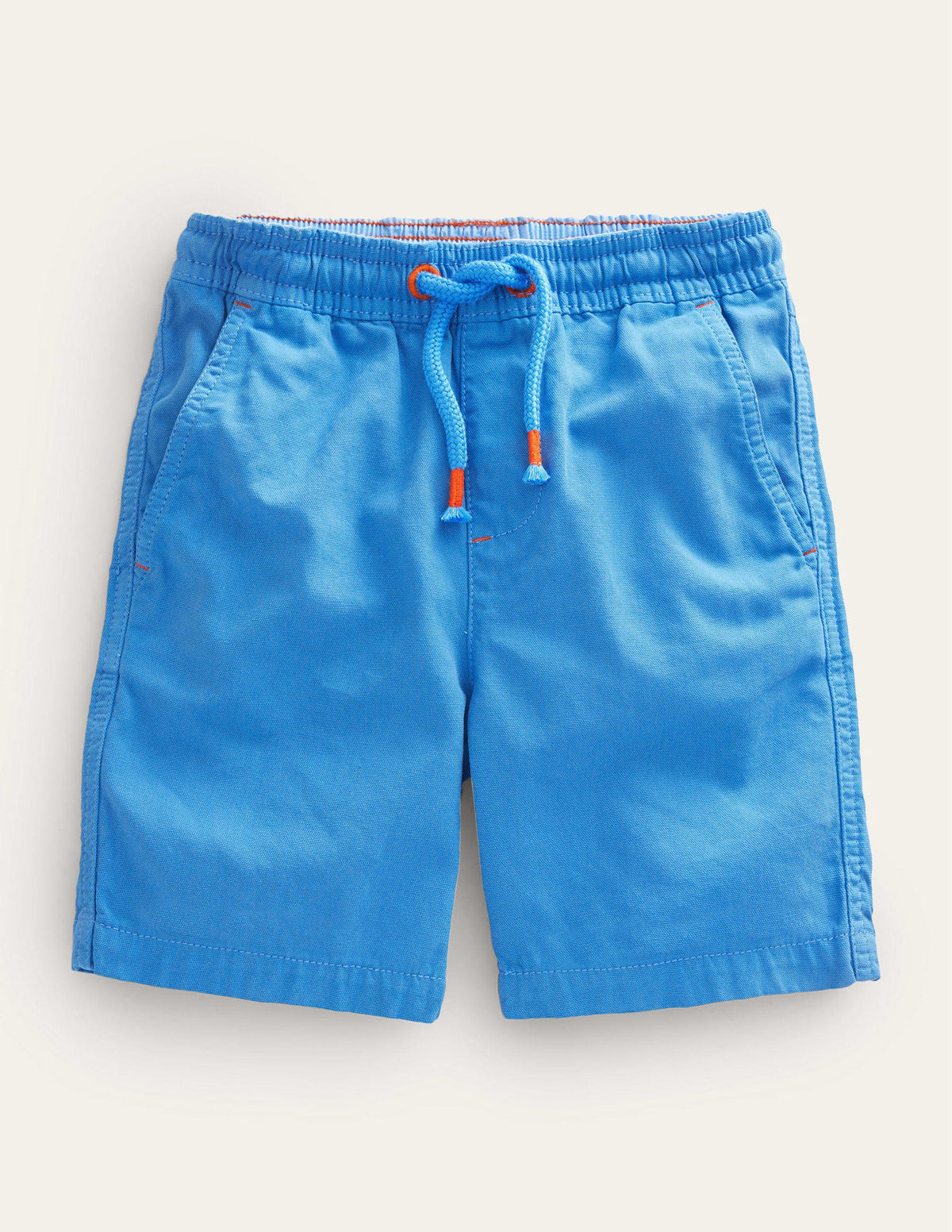 Shorts zum Hineinschlüpfen mit Kordelzug-Blau-1