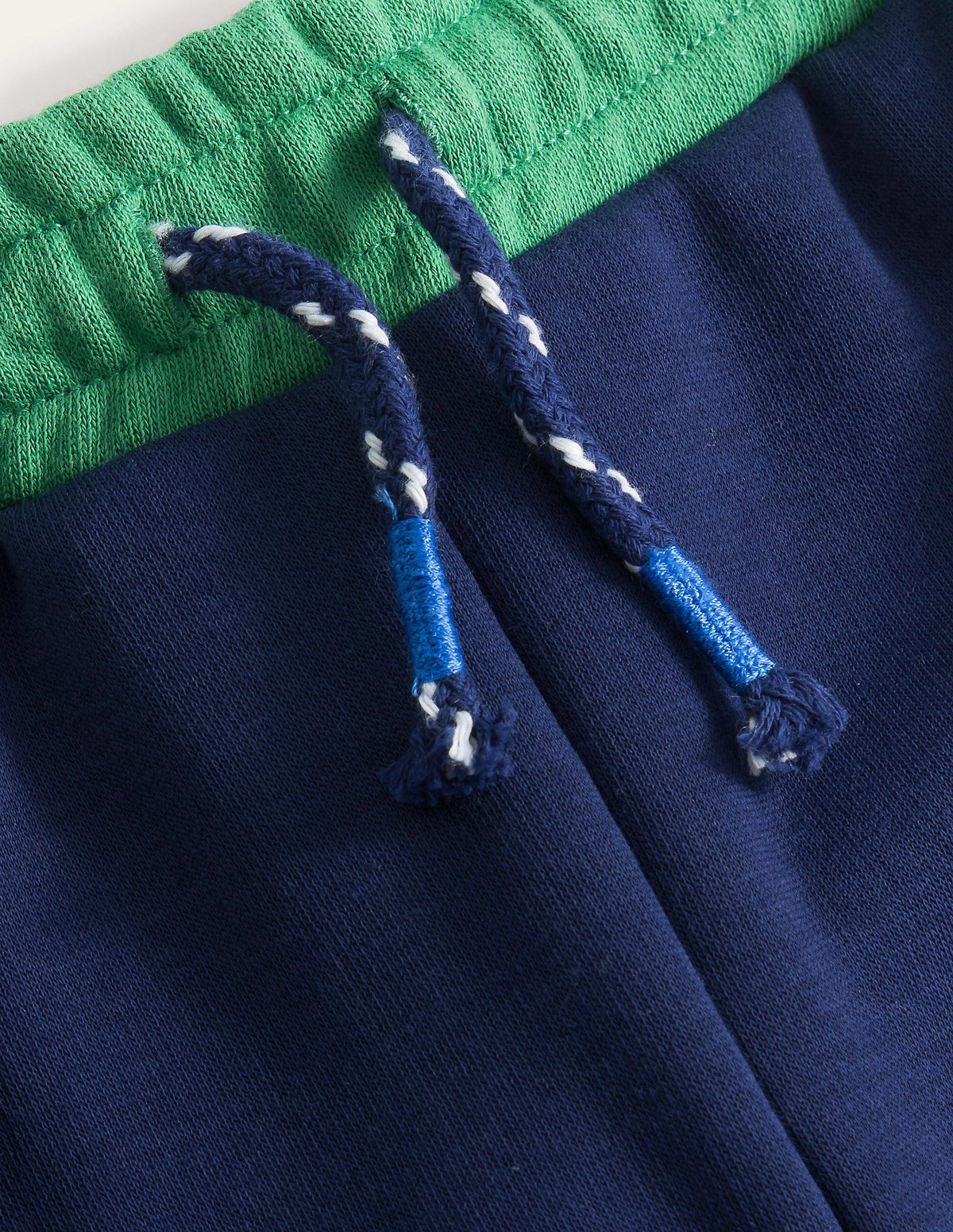 Jogginghose mit Blockfarben-Dunkles Grasgrün/Schuluniform-Navy-3