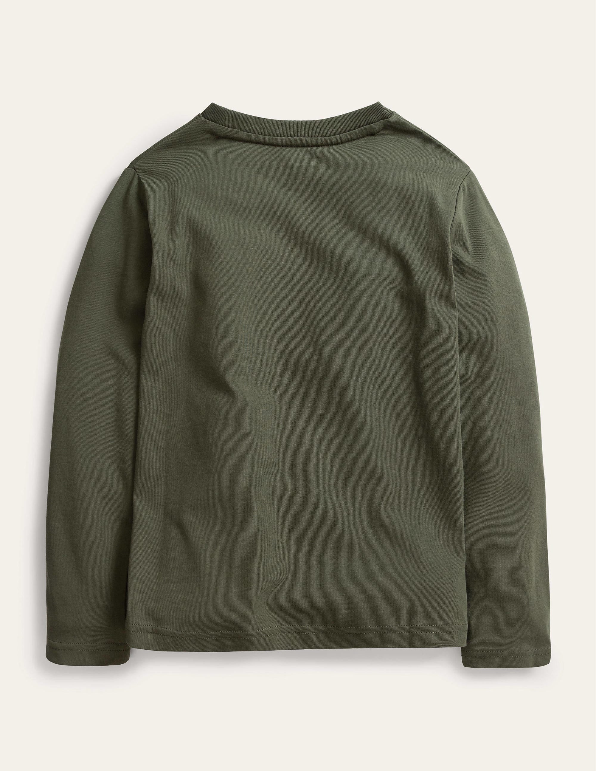 Oberteil mit Folien-Technikmotiv-Klassisches Khaki, Bagger - Image 2