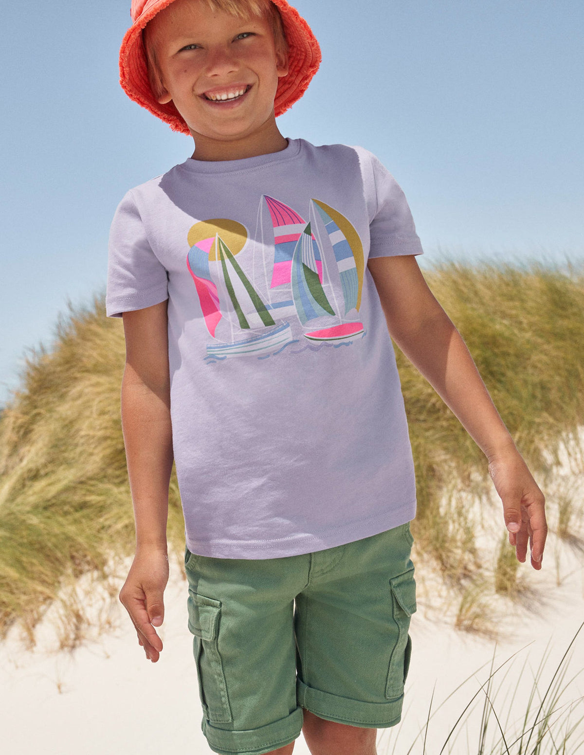 Stückgefärbte Cargoshorts-Safarigrün - Image 4