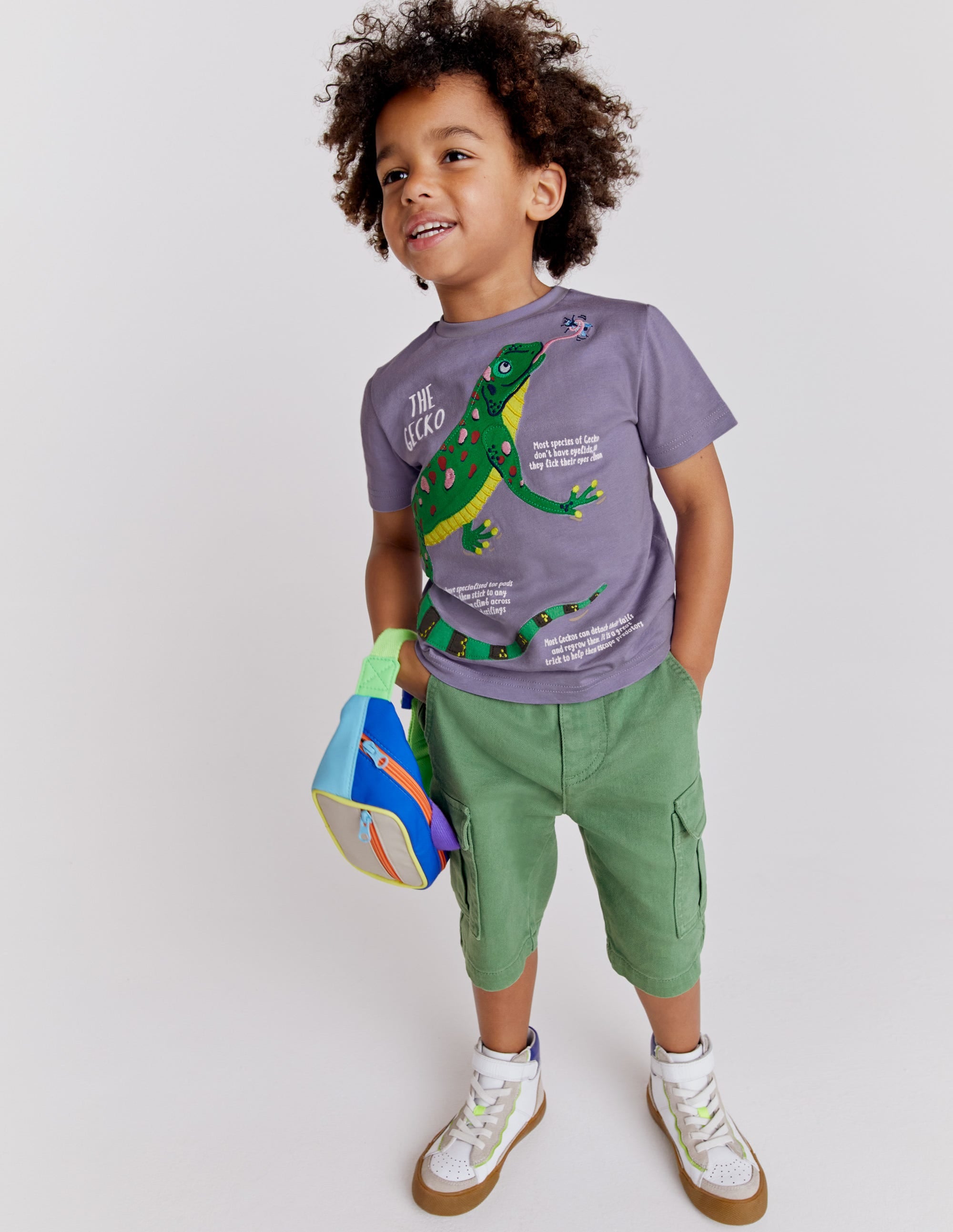 Animal Facts T-shirt-Misty Lavender Lizard - Image 8