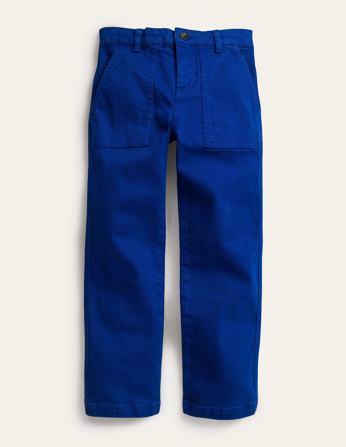 Lässige Hose mit Taschen-Stahlblau - Image 1