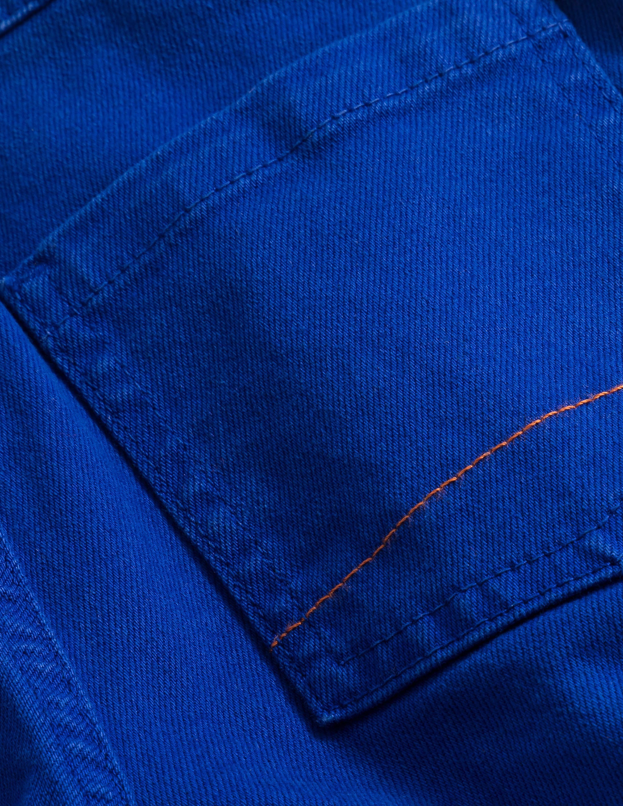 Lässige Hose mit Taschen-Stahlblau - Image 3