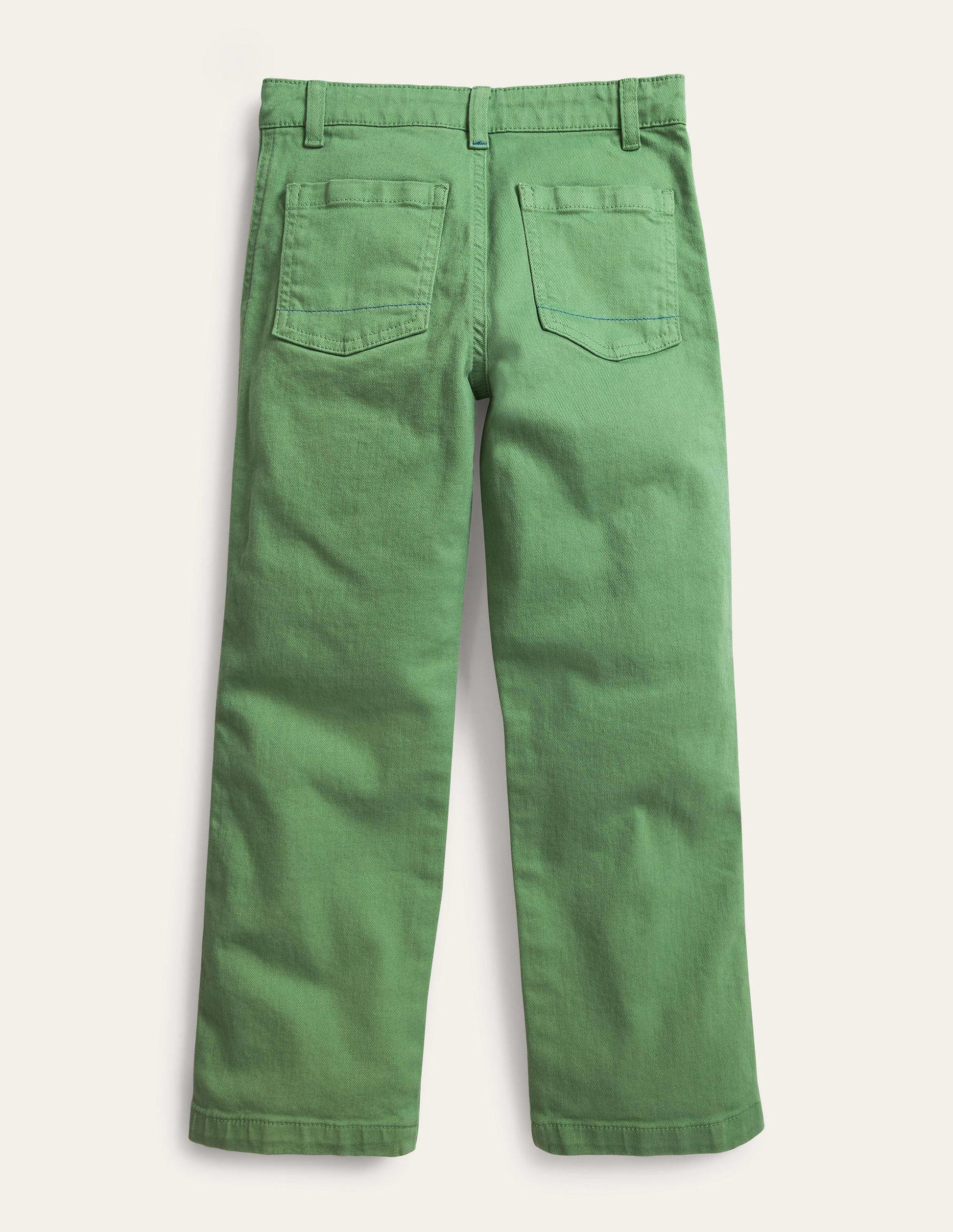 Lässige Hose mit Taschen-Dunkles Grasgrün-2