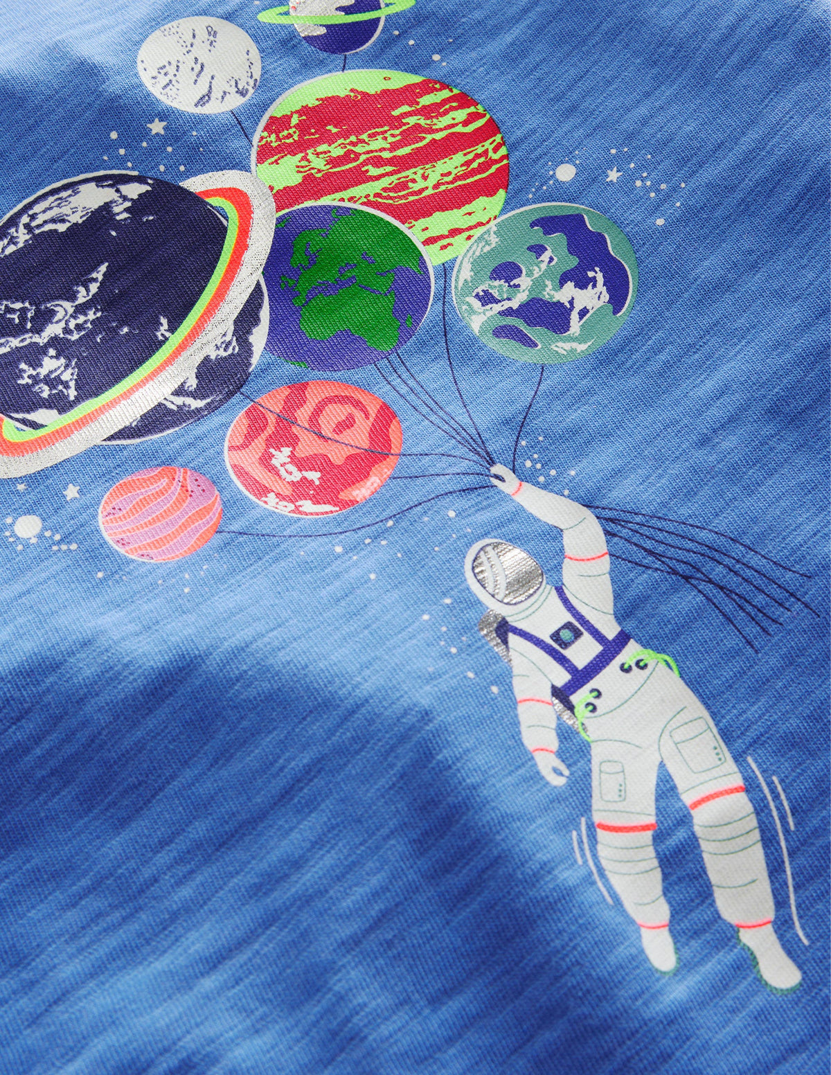 Glow Raglan T-shirt-Penzance Blue Space-3
