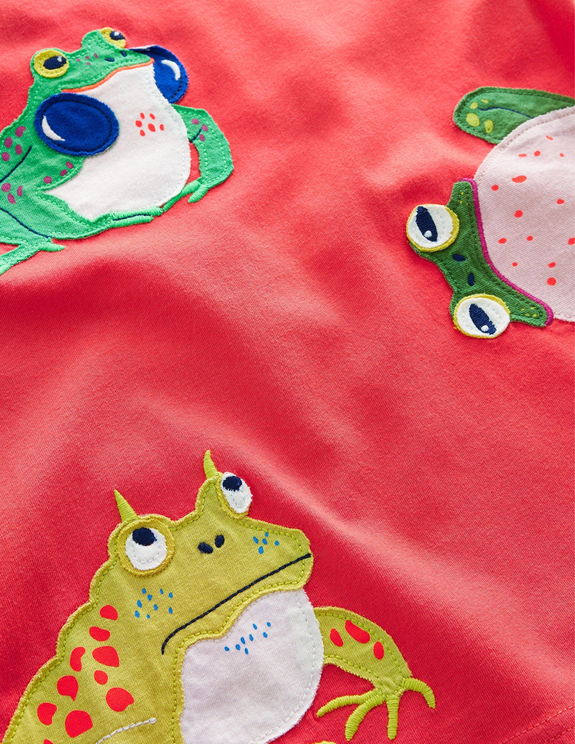 T-shirt à appliqué texturé-Grenouilles confiture-3