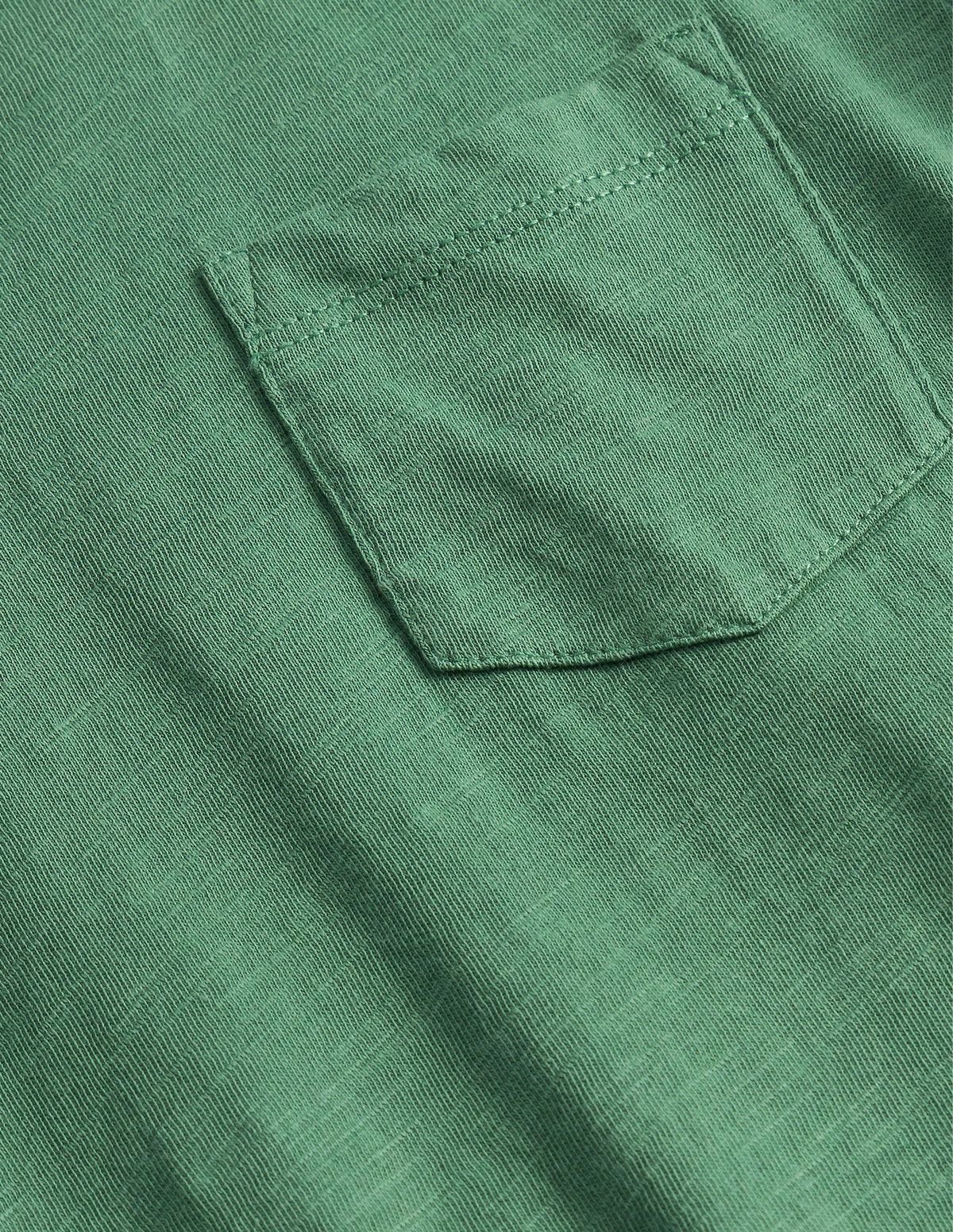 Long-sleeved Washed T-shirt-Rosemary Green-3