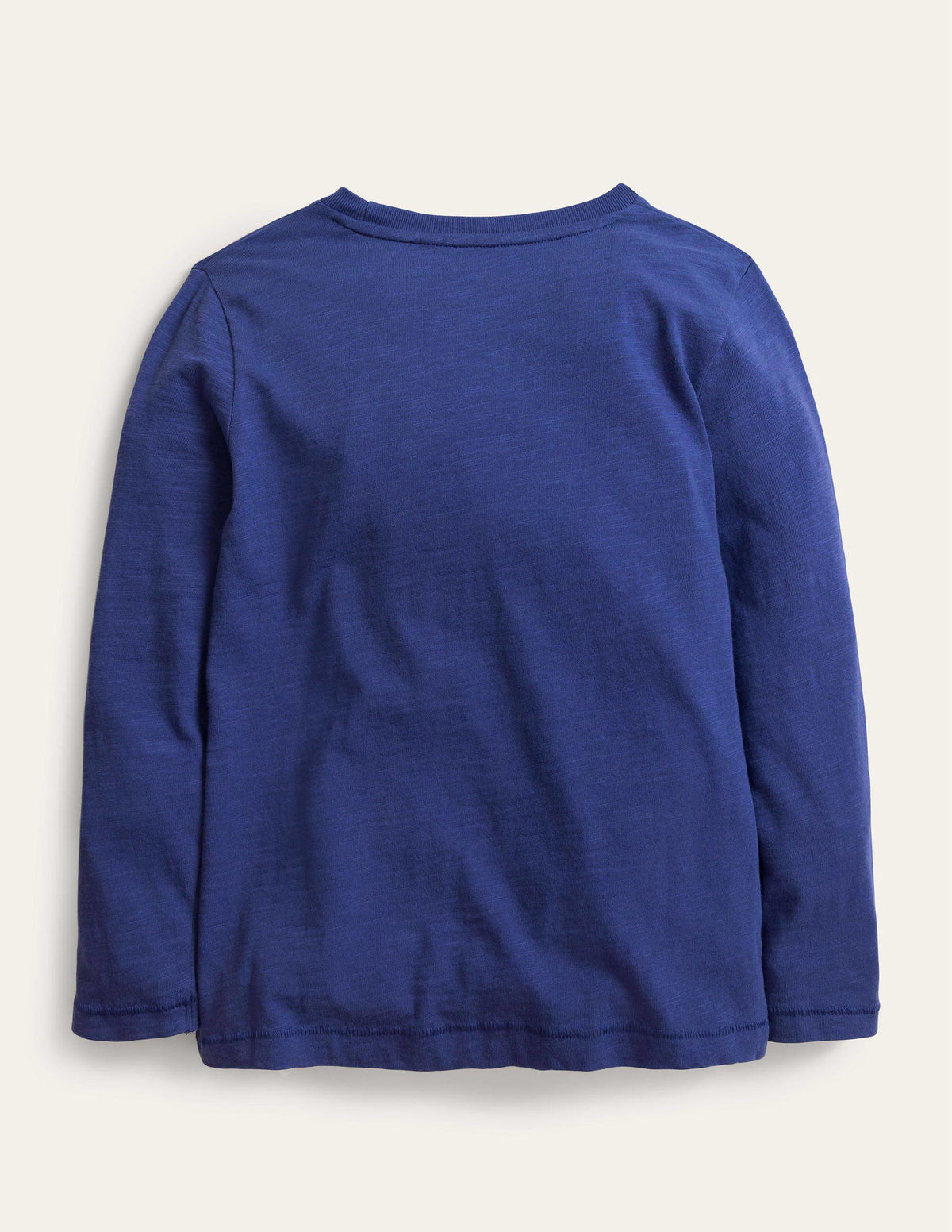 Langärmliges T-Shirt in gewaschener Optik-Segelblau-2