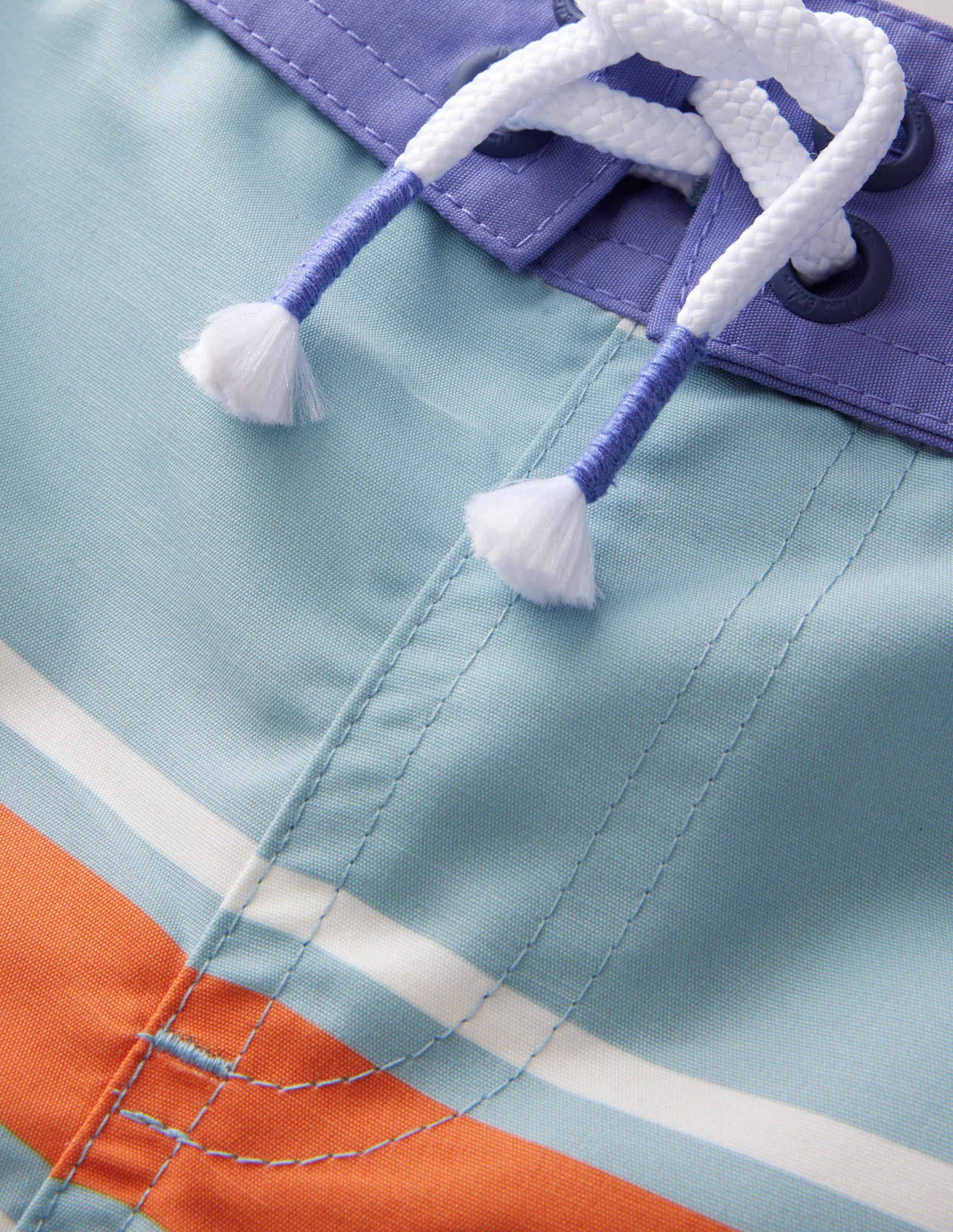 Board Shorts-Turmalin/Feuerrot, Gestreift - Image 3