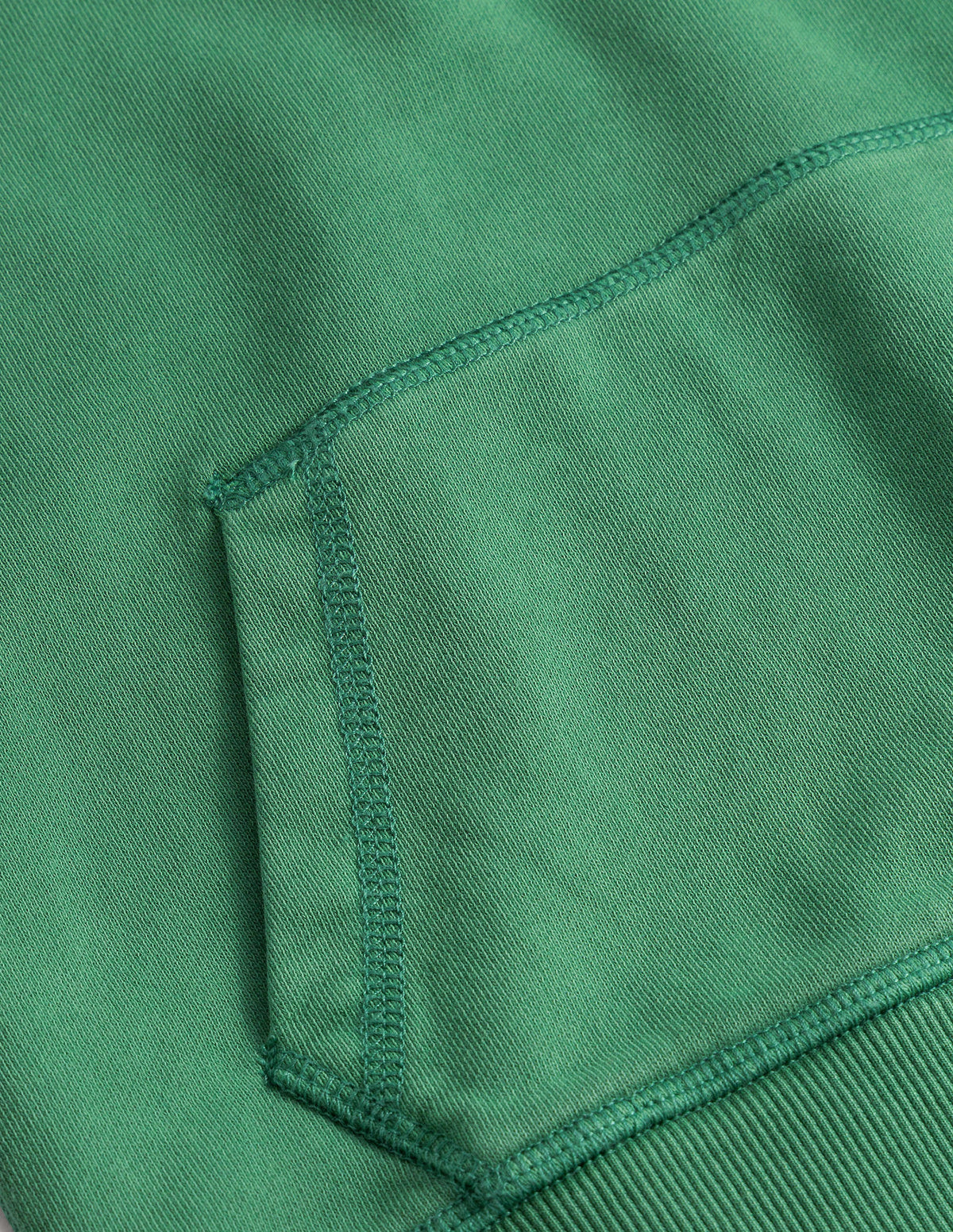 Stückgefärbter Hoodie-Dunkles Grasgrün - Image 3