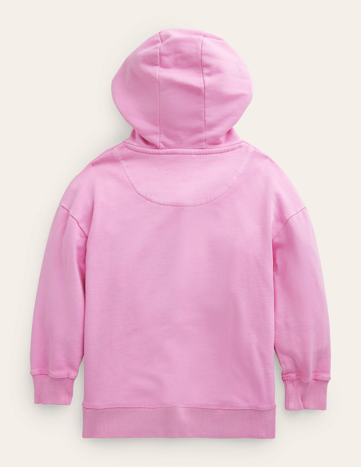 Sweat à capuche teint en pièce-Mousseline lilas-2