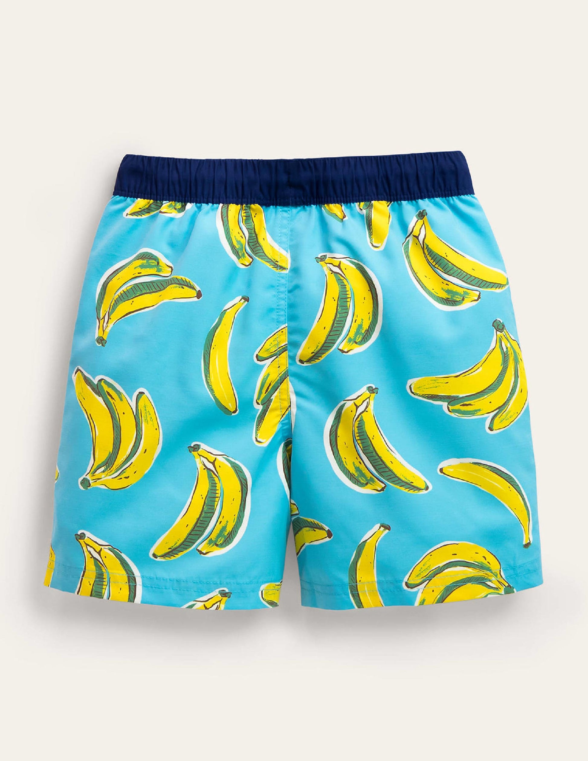 Badeshorts-Meerblau, Bananen-2