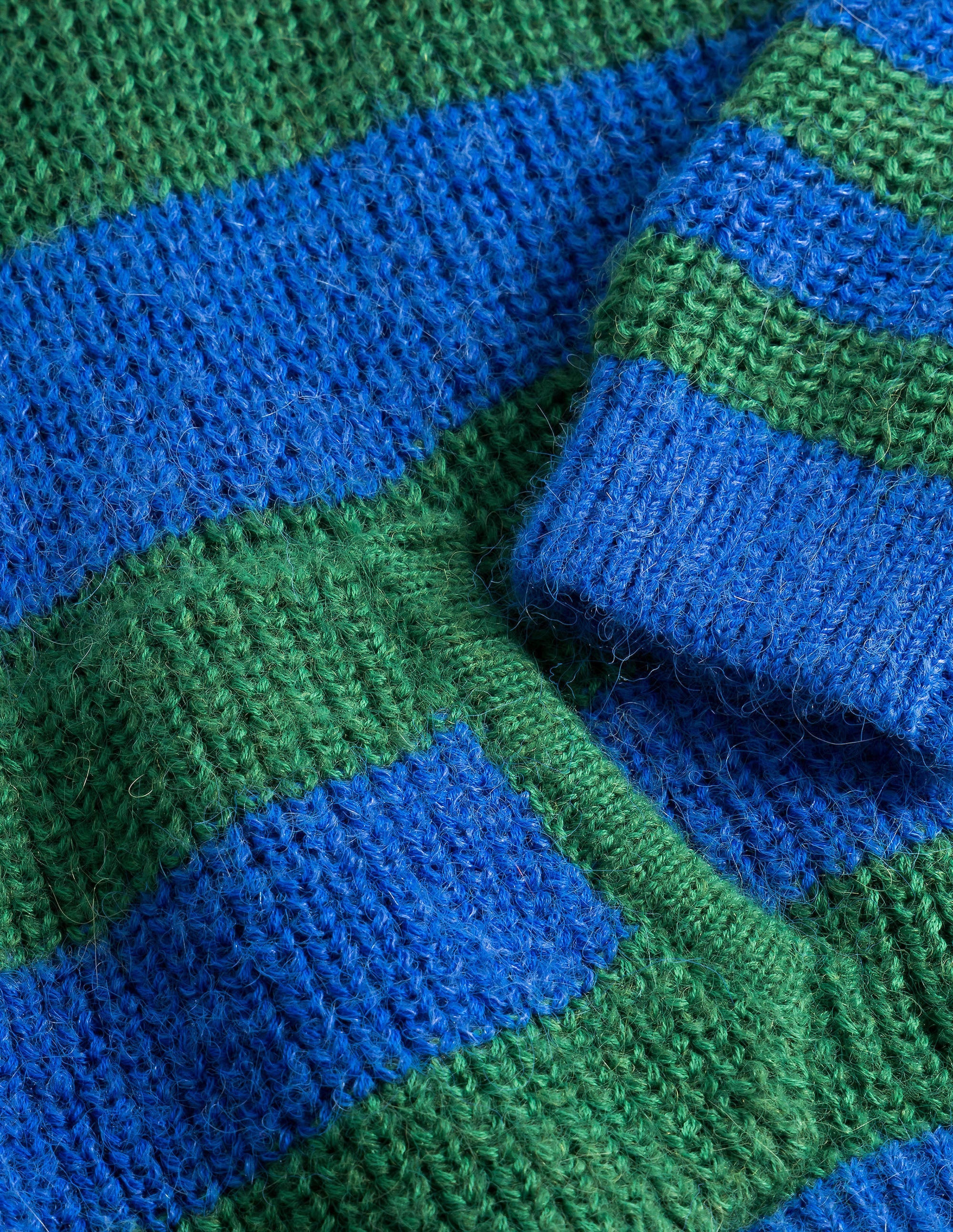 Superweicher Hoodie-Hellblau, Gestreift - Image 3