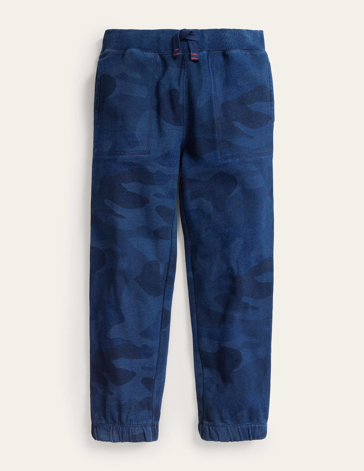 Gemusterte Jogginghose-Indigoblau, Camouflage-1