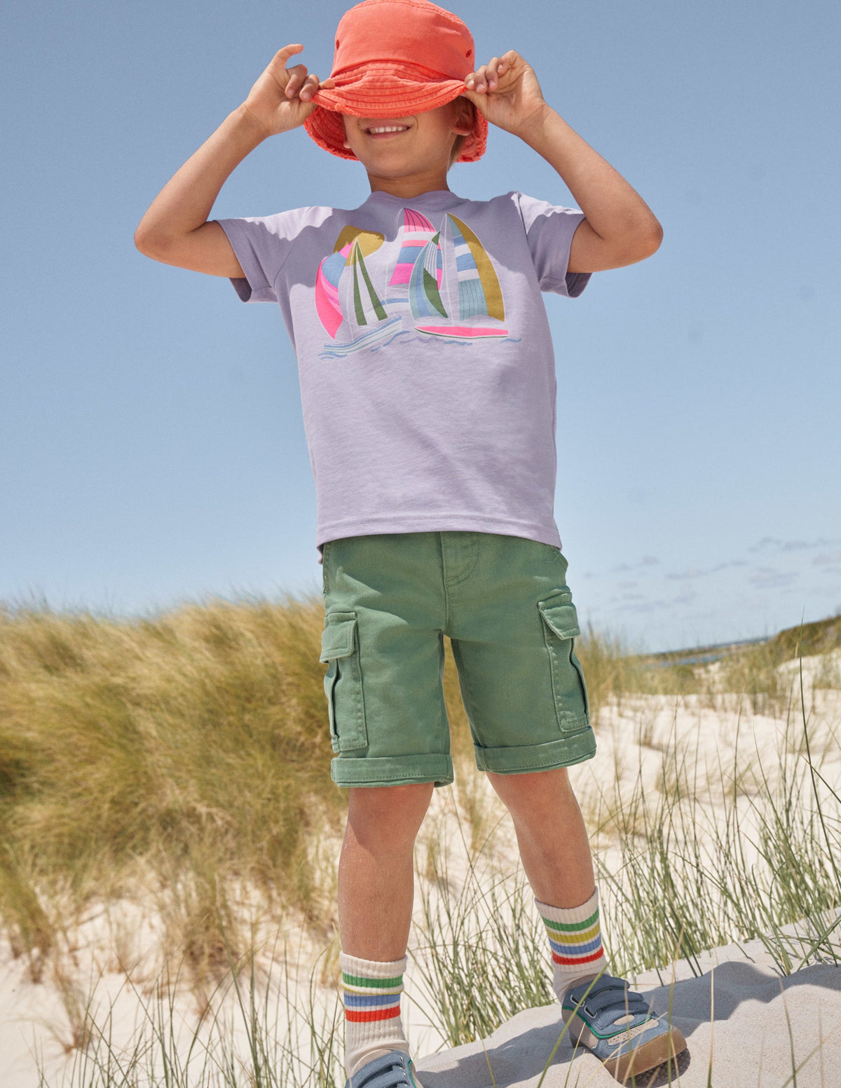T-Shirt mit Grafik-Nebliges Lavendellila - Image 4