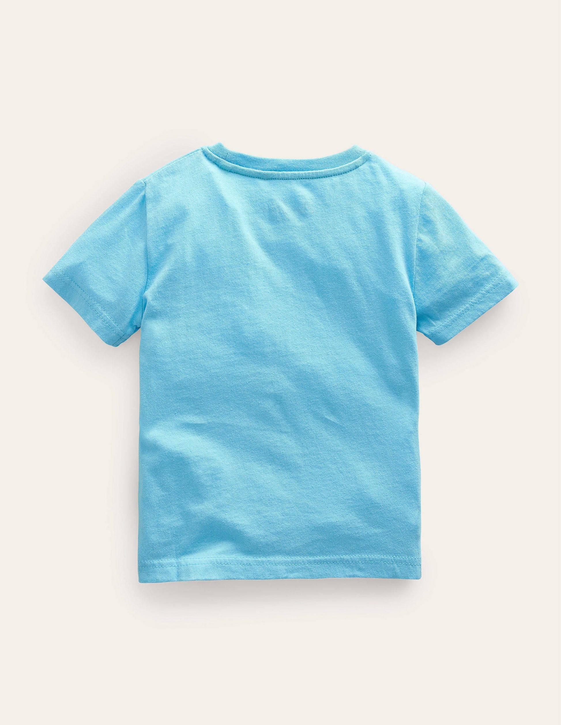T-shirt avec logo transport-Hydravion bleu aigue-marine-2