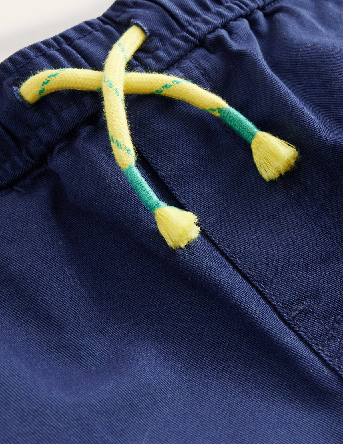 Slim Pull-On Trousers-College Navy - Image 3