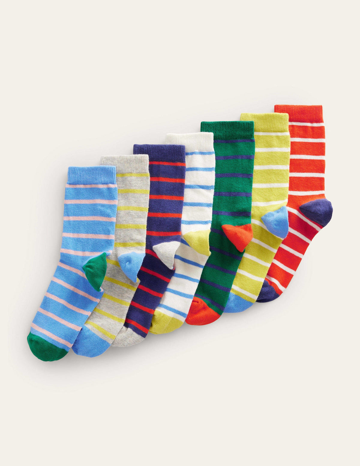 Socken im 7er-Pack-Bretonstreifen - Image 1