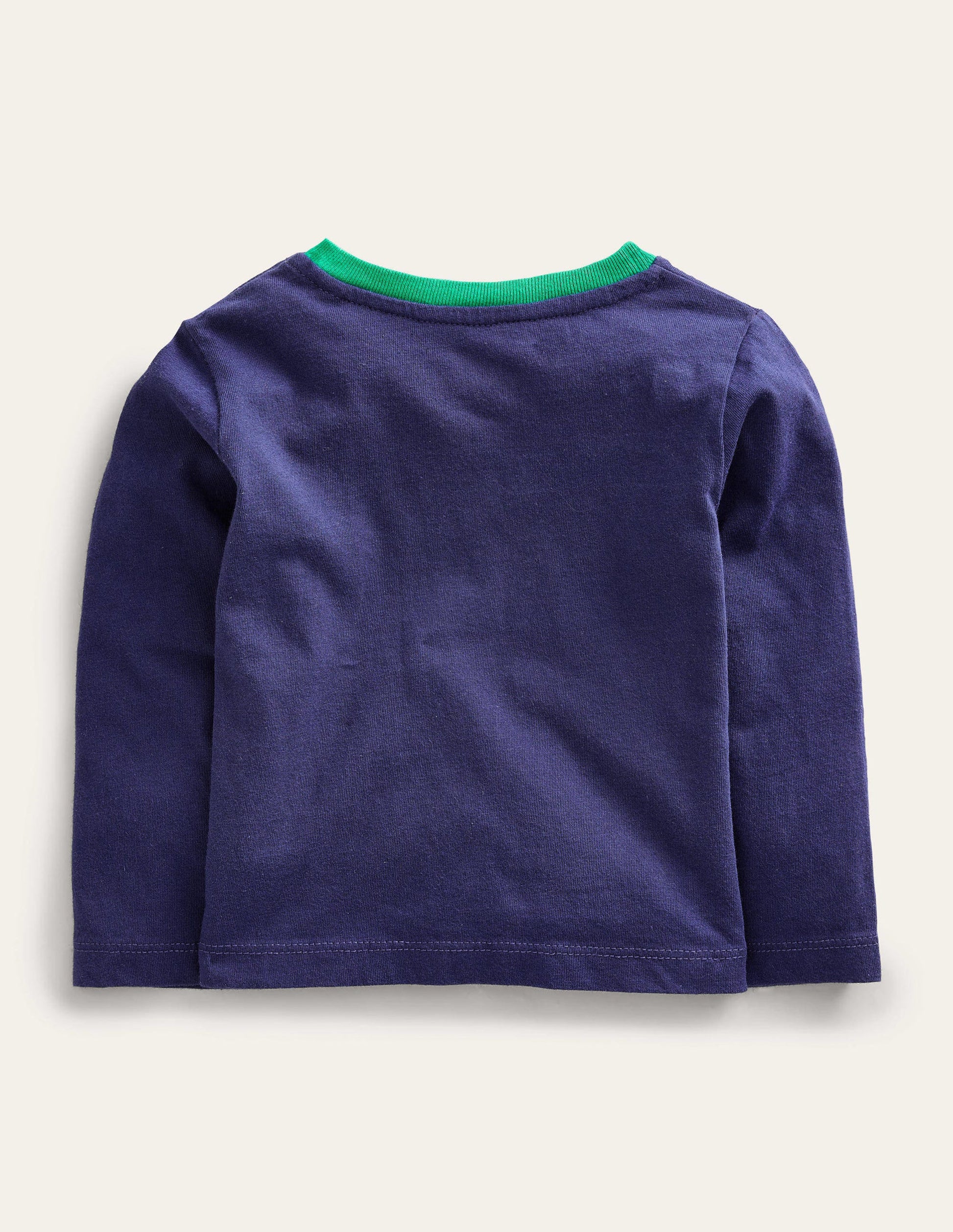 T-Shirt mit Aufklappmotiv-Segelblau, Krokodil-2