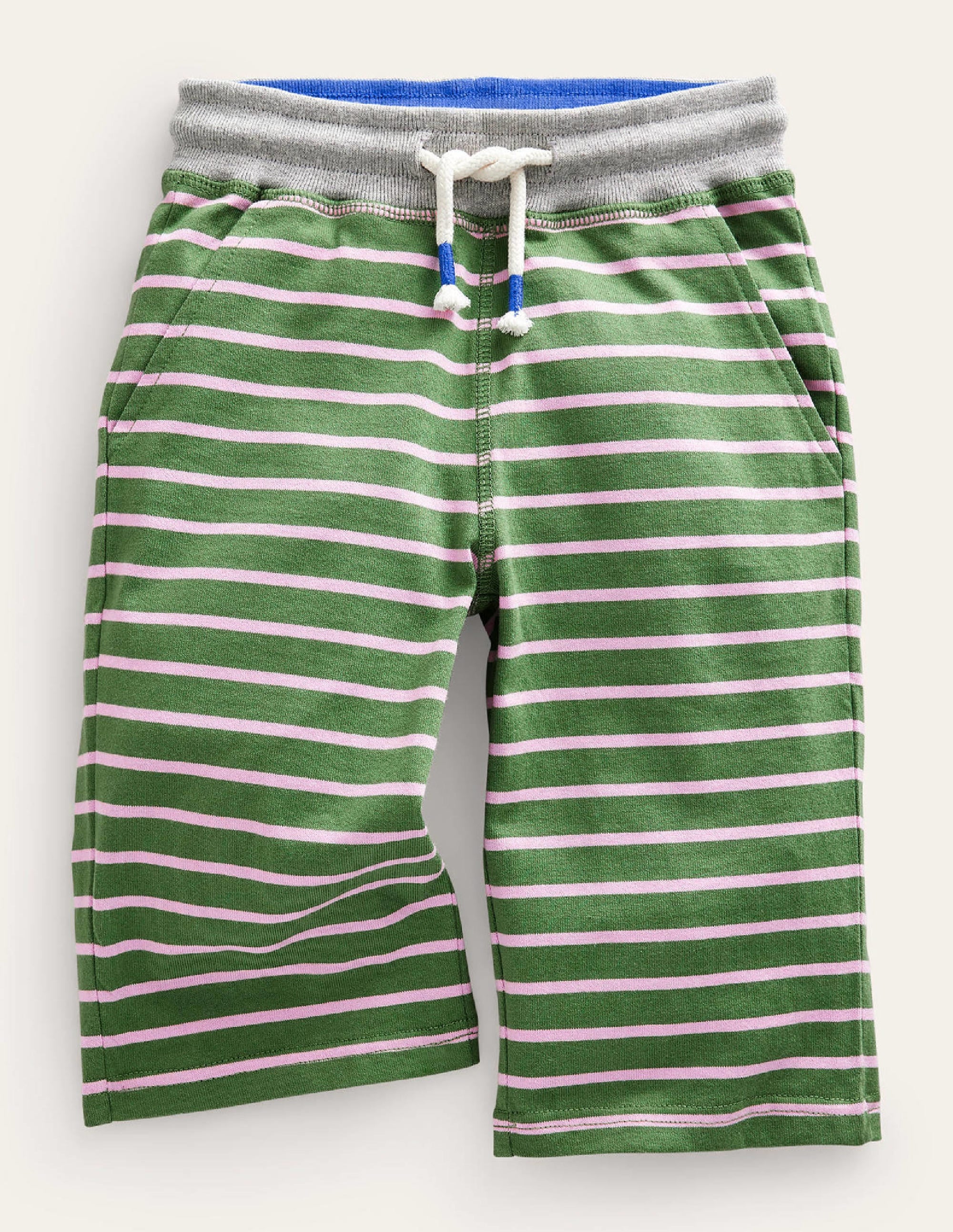 Jersey Baggies-Safari Green/French Pink - Image 1