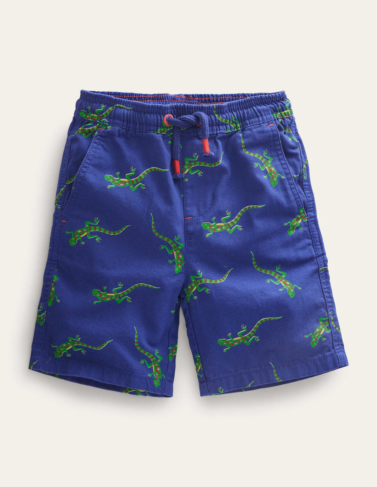 Pull-on Drawstring Shorts-Starboard Lizard - Image 1