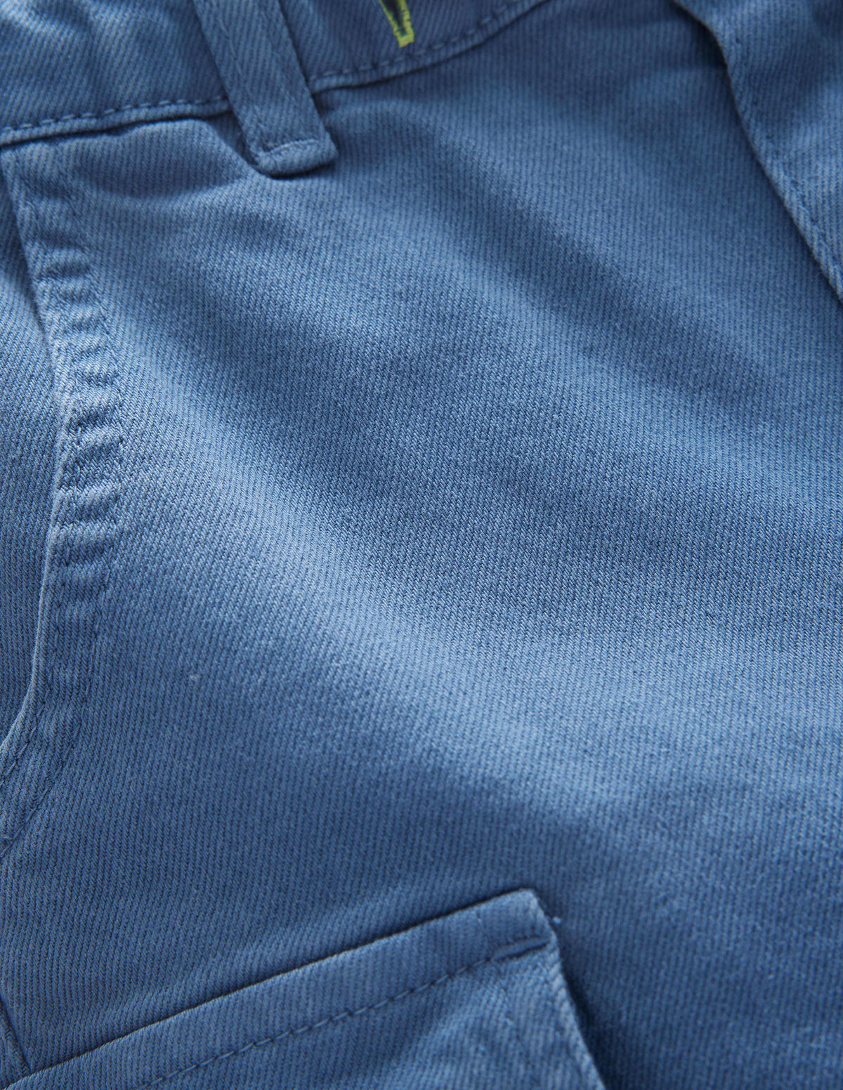 Stückgefärbte Cargoshorts-Roboterblau-3