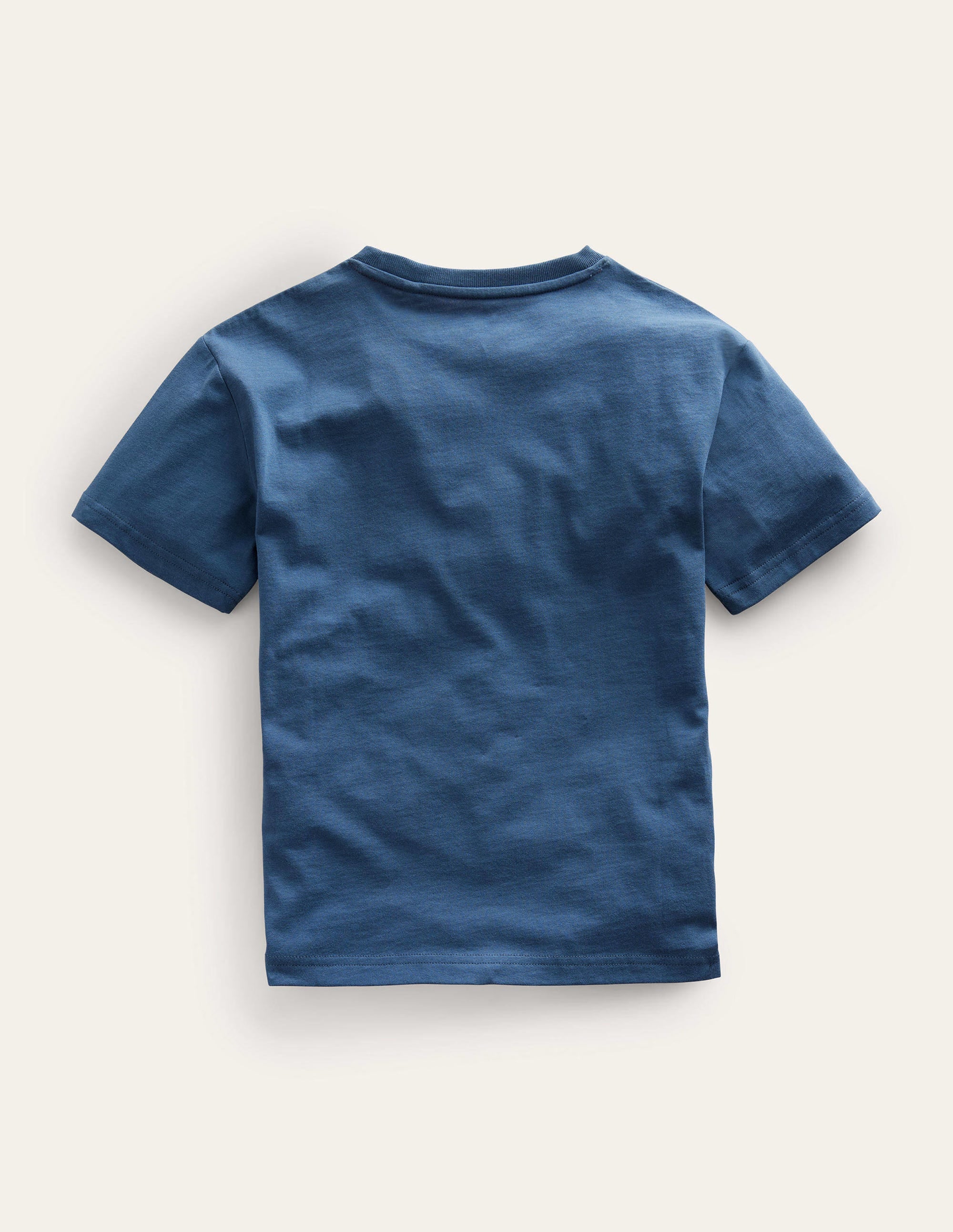 T-Shirt mit Spruch-Roboterblau, Free Hugs - Image 2