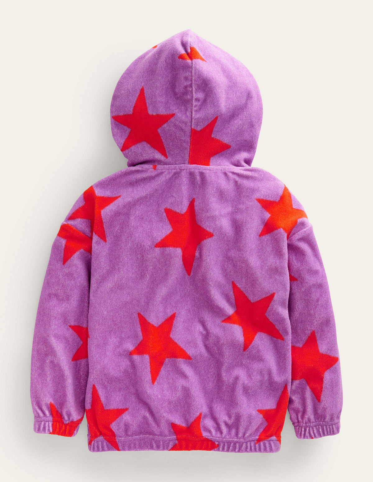 Frottee-Hoodie-Strahlendes Violett, Sterne - Image 2
