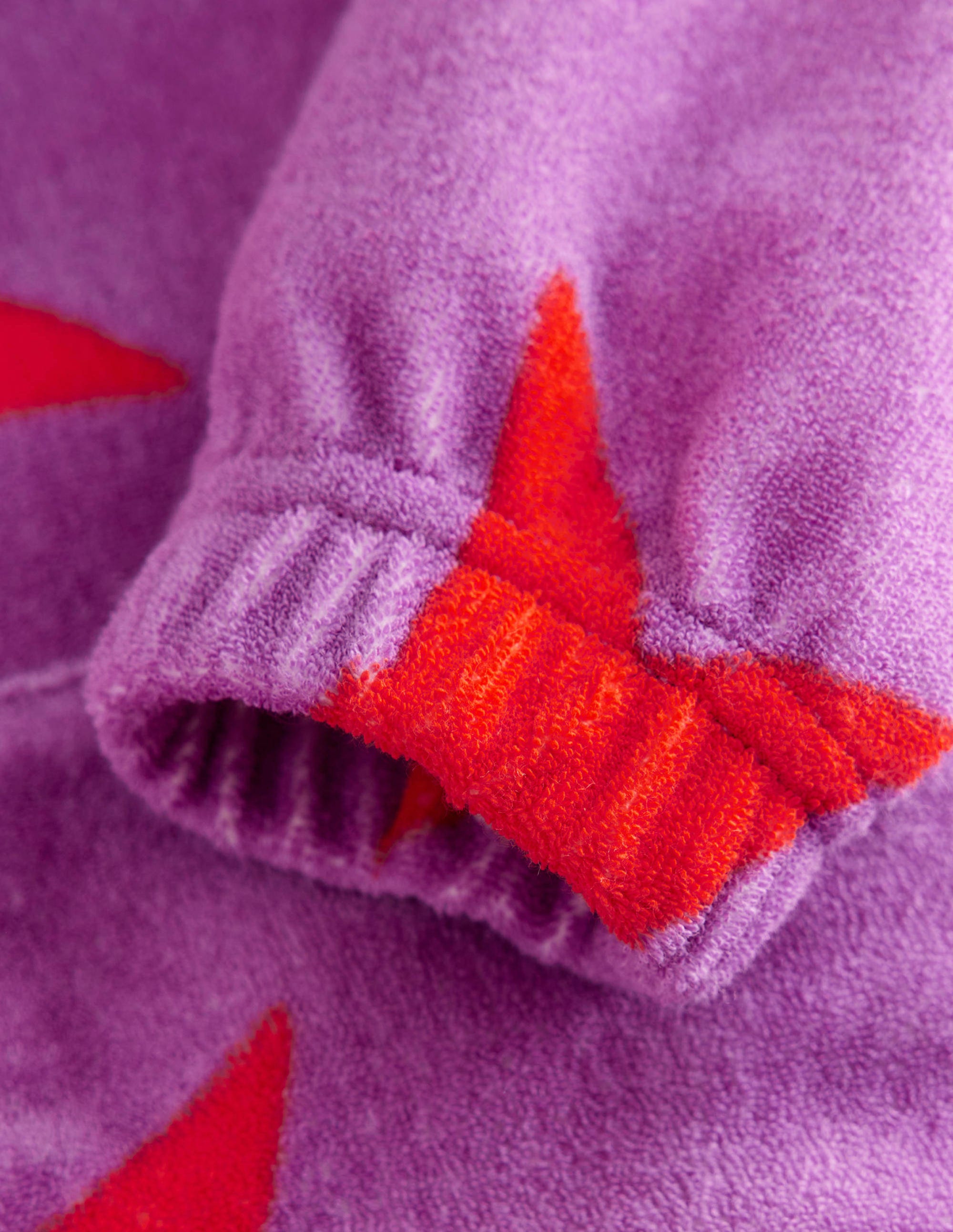 Frottee-Hoodie-Strahlendes Violett, Sterne - Image 3