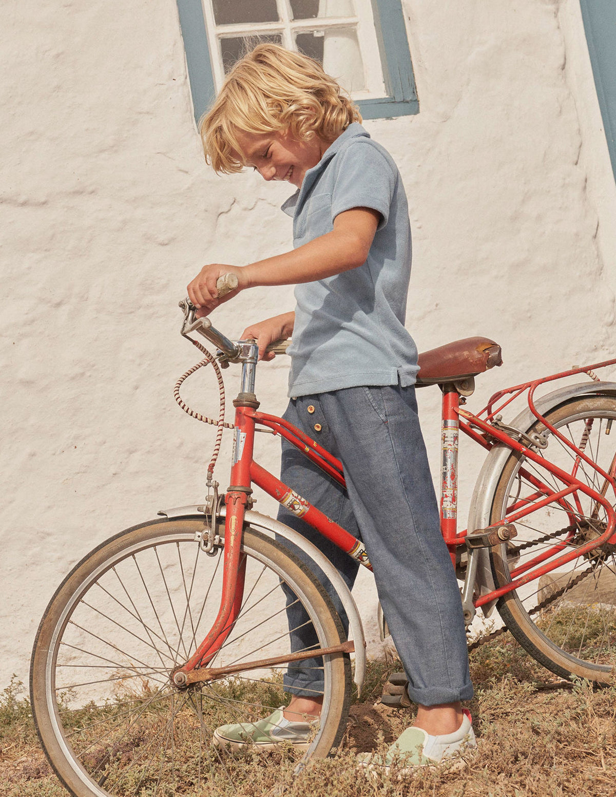Frottee-Poloshirt-Graublau-4
